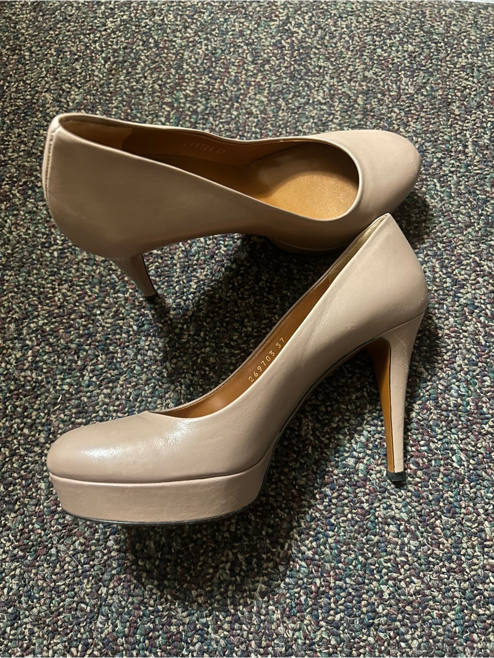Gucci platform heels